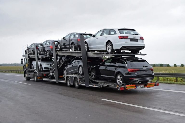 Transporte de veículos para o norte